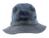 Dolce & Gabbana Cotton Blend Denim Bucket Hat with Logo Accent -