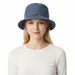 Dolce & Gabbana Cotton Blend Denim Bucket Hat with Logo Accent --56