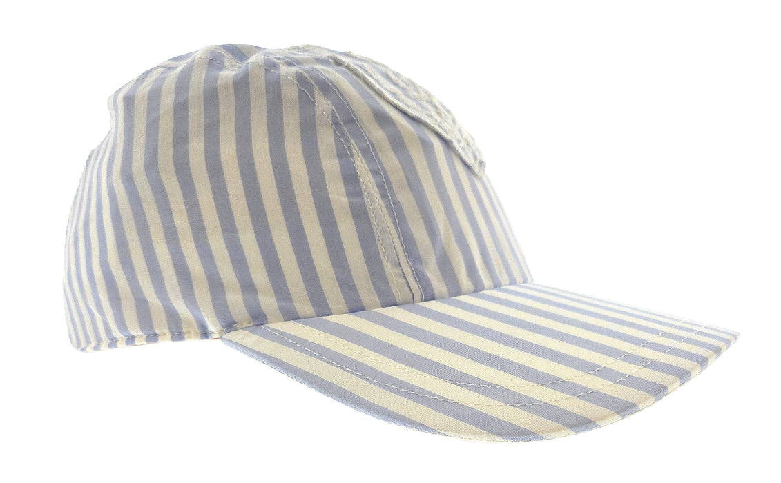 Dolce & Gabbana Blue  White Classic Striped Cap