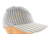 Dolce & Gabbana Blue  White Classic Striped Cap