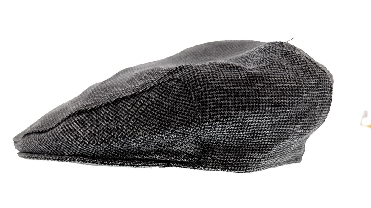 Dolce & Gabbana Men’s Grey Herringbone Flat Cap –  Luxury Headwear