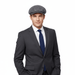 Dolce & Gabbana Men’s Grey Herringbone Flat Cap –  Luxury Headwear