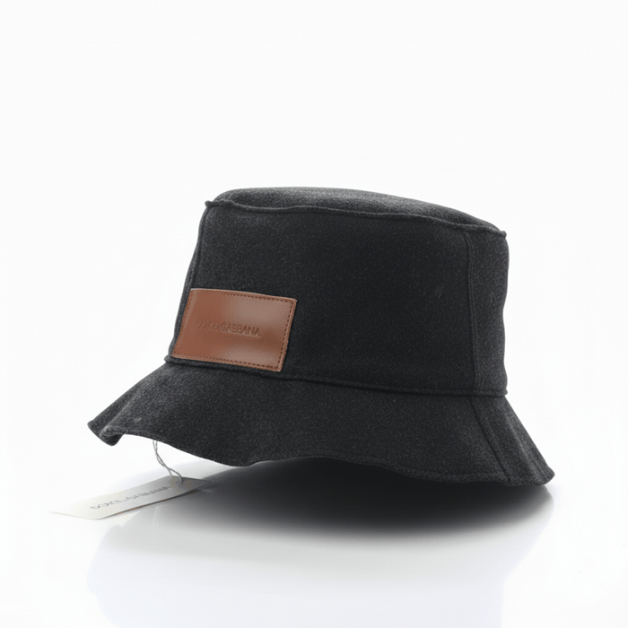 Dolce & Gabbana Virgin Wool Blend Bucket Hat – Classic Winter Headwear-