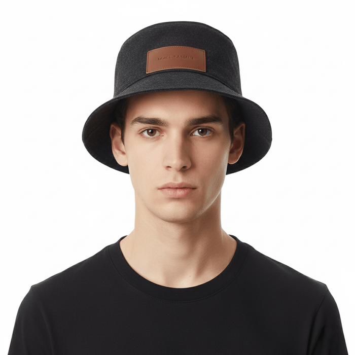 Dolce & Gabbana Virgin Wool Blend Bucket Hat – Classic Winter Headwear-