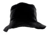 Dolce & Gabbana Virgin Wool Bucket Hat with Leather Logo Patch - Grey--60