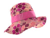 Dolce & Gabbana Pink Elegant Floral Silk Bucket Hat with Grosgrain Bow-56