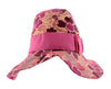 Dolce & Gabbana Pink Elegant Floral Silk Bucket Hat with Grosgrain Bow-