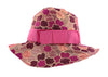 Dolce & Gabbana Pink Elegant Floral Silk Bucket Hat with Grosgrain Bow-