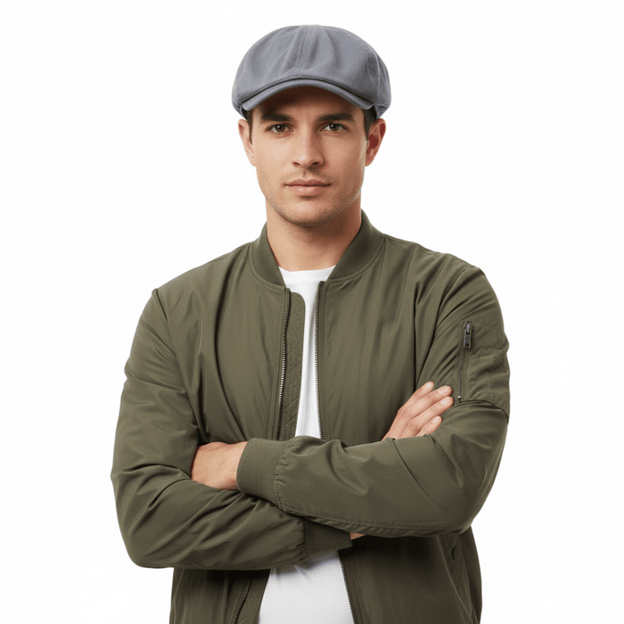 Dolce & Gabbana Black Cotton Blend Flat Cap-Adult S