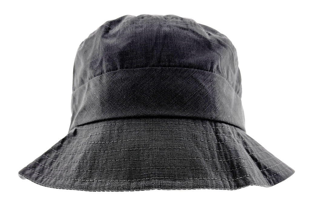 Dolce & Gabbana Men's Cotton-Polyurethane Blend Black Bucket Hat-