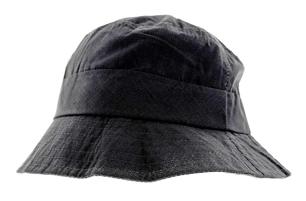 Dolce & Gabbana Men's Cotton-Polyurethane Blend Black Bucket Hat-