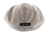 Dolce & Gabbana  Light Grey Plaid Flat Cap-58