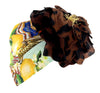 Dolce & Gabbana  Floral Turban Headpiece with Flower Detail-S