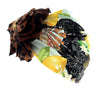 Dolce & Gabbana  Floral Turban Headpiece with Flower Detail-S