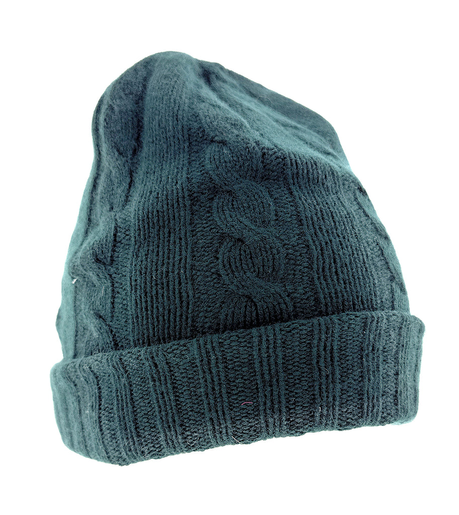 Dolce & Gabbana  Teal Wool Beanie - Cozy Winter Hat -57