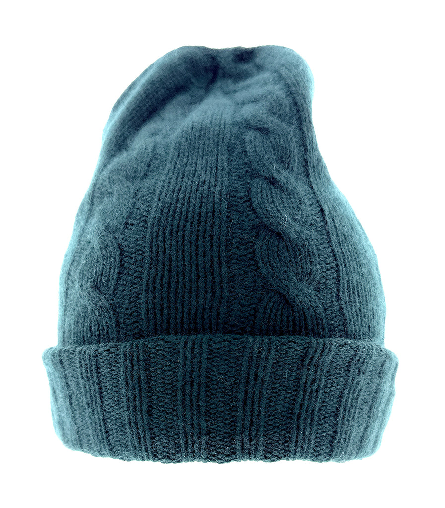 Dolce & Gabbana  Teal Wool Beanie - Cozy Winter Hat -57