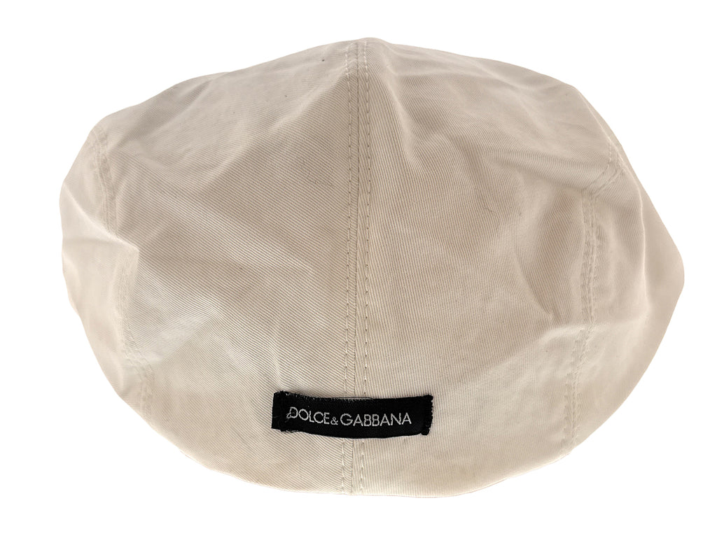 Dolce & Gabbana  White Casual Everyday Flat Cap -58