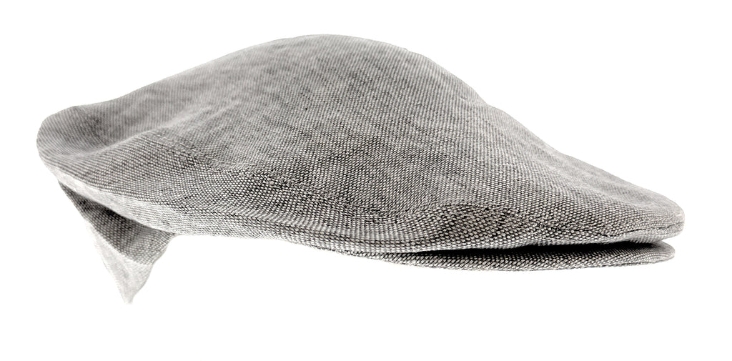 Dolce & Gabbana  Light Grey  Linen Textured Vintage Flat Cap-58