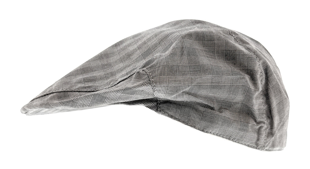 Dolce & Gabbana Grey Fine Plaid Flat Cap-58