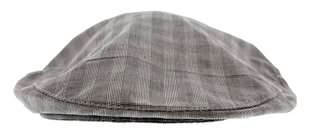 Dolce & Gabbana Grey Fine Plaid Flat Cap-58