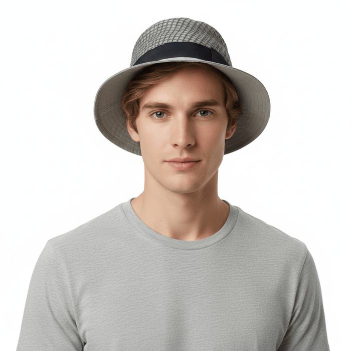 Dolce & Gabbana Stylish Mesh Bucket Hat – Lightweight Fishing, Travel, & Outdoor Sun Hat -Adult XL