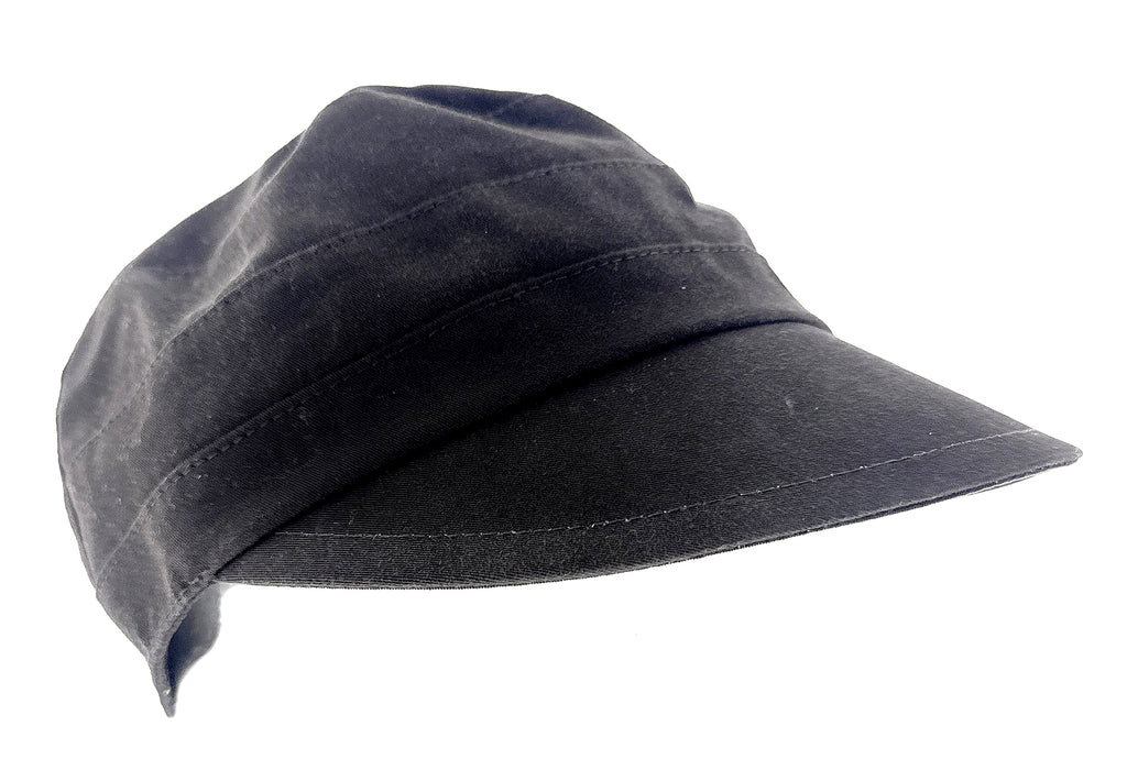 Dolce & Gabbana Cotton Black Military Cap-58