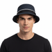 Dolce & Gabbana Men’s Grey Pure Cotton Bucket Hat with Bow Band-Adult M