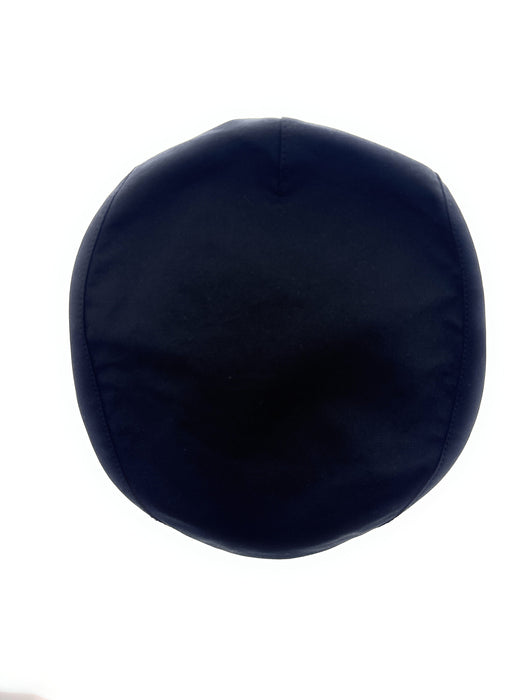 Dolce & Gabbana Black Frayed Cotton Signature Flat Cap