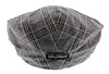 Dolce & Gabbana  Dark Grey Plaid Vintage Flat Cap-58