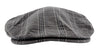 Dolce & Gabbana  Dark Grey Plaid Vintage Flat Cap-58