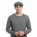 Dolce & Gabbana  Dark Grey Plaid Vintage Flat Cap-58