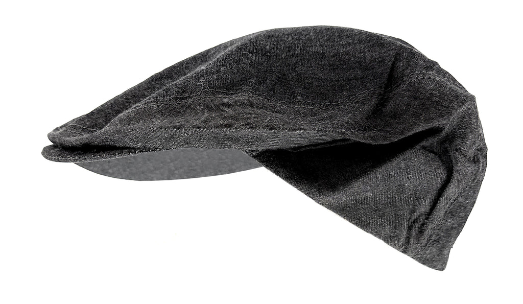 Dolce & Gabbana Dark Grey Cotton Blend  Flat Cap-59