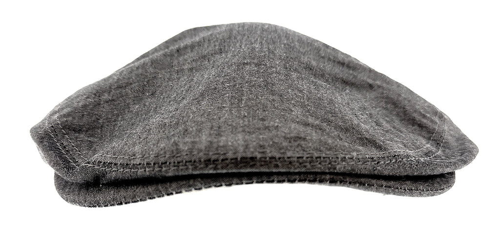 Dolce & Gabbana Dark Grey Cotton Blend  Flat Cap-59