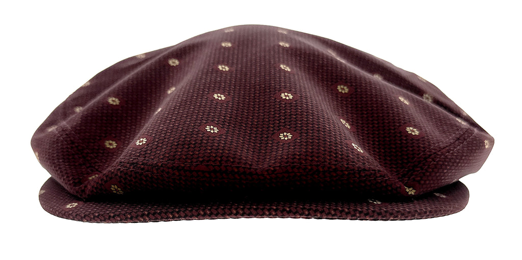 Dolce & Gabbana  Burgundy Vintage Print Flat Cap-58