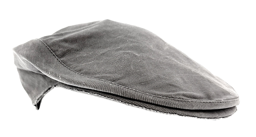 Dolce & Gabbana Light Grey Vintage Print  Linen Blend Flat Cap-58