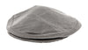 Dolce & Gabbana Light Grey Vintage Print  Linen Blend Flat Cap-