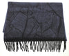 Lanvin Blue Patterned Pure Cashmere Scarf