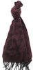 Lanvin Red Rich Burgundy 100% Cashmere Scarf