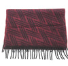 Lanvin Red Rich Burgundy Pure Cashmere Scarf