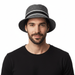 Dolce & Gabbana Grey Silk Blend Bucket with Bow Band -Adult S