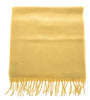 Lanvin Yellow Luxurious Modern Pure Cashmere Scarf