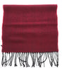 Lanvin Burgundy Luxurious Modern Pure Virgin Wool Scarf