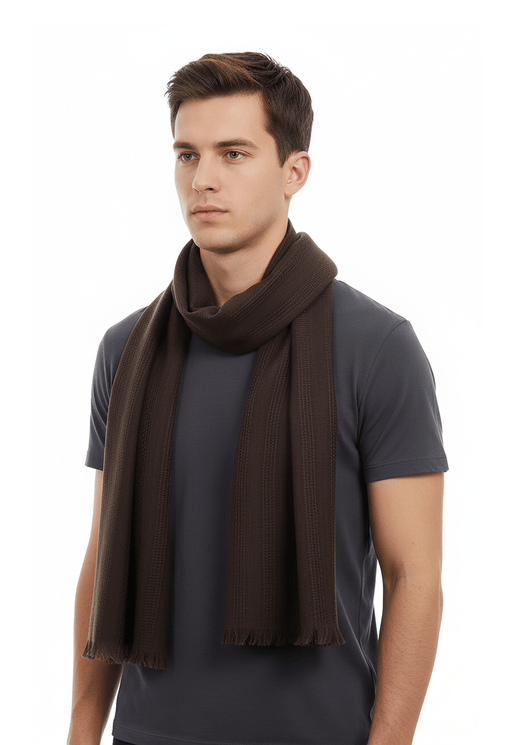 Lanvin Auburn Luxurious Modern Cashmere Blend Scarf