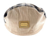 Dolce & Gabbana Men's Patchwork Flat Cap - Beige and Plaid Mixed Pattern Ivy Cap-58