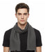 Lanvin Gray Luxurious Modern 100% Cashmere Scarf