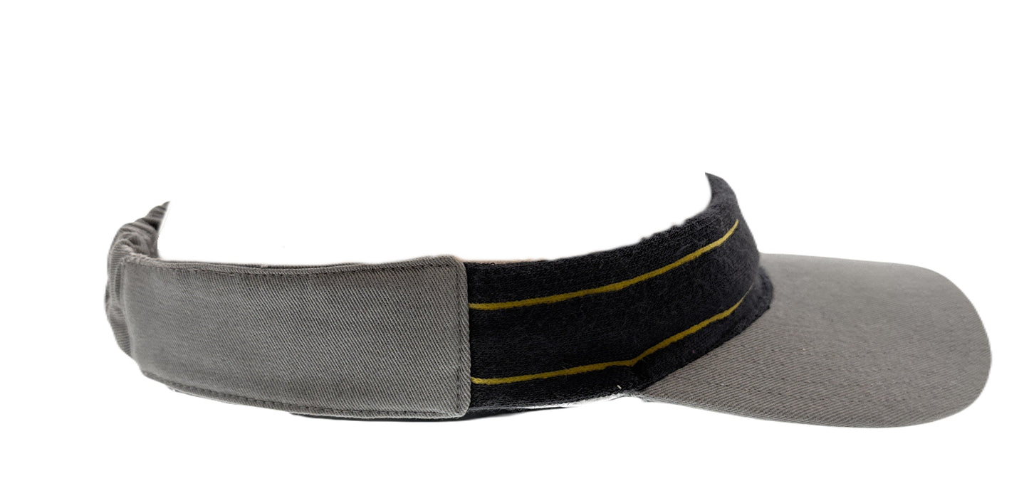Dolce & Gabbana Cotton Blend Athletic Grey Visor-Adult M