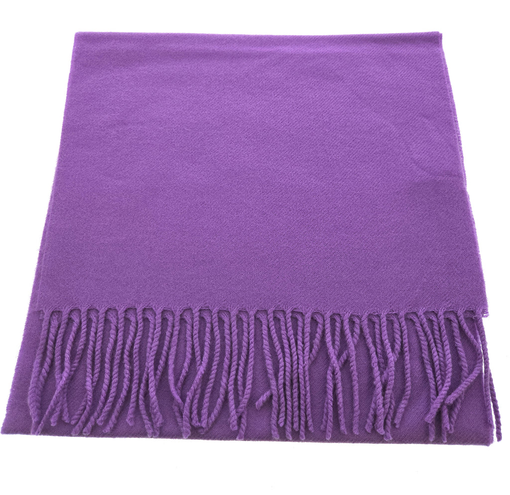 Lanvin Lavander Luxurious Modern Pure Wool Scarf