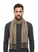 Lanvin Tan Luxurious Modern 100% Wool Scarf