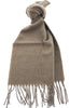 Lanvin Tan Luxurious Modern 100% Wool Scarf