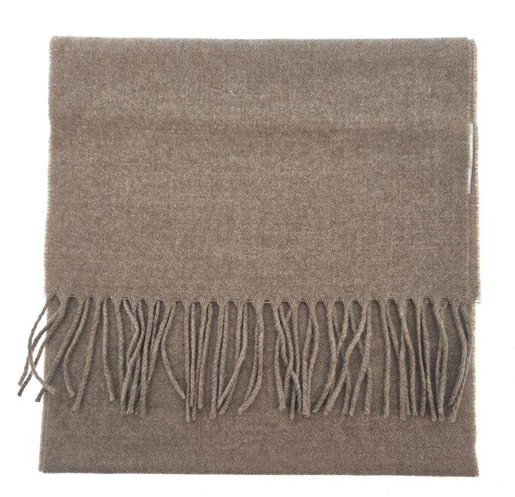 Lanvin Tan Luxurious Modern Pure Wool Scarf